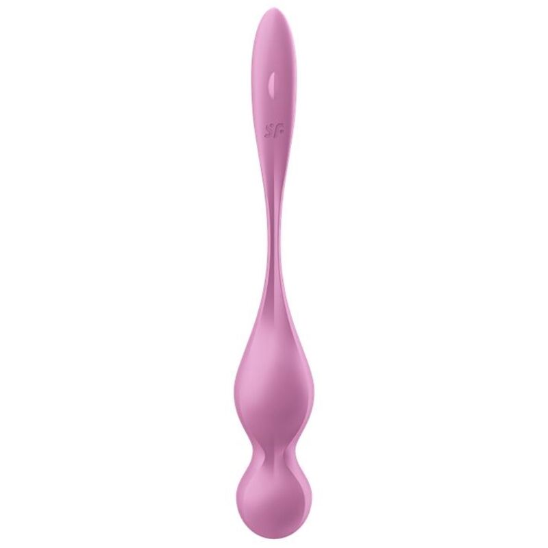 SATISFYER BALLS Balles Vibrantes Kegel Love Birds Rose — accessoires inclus