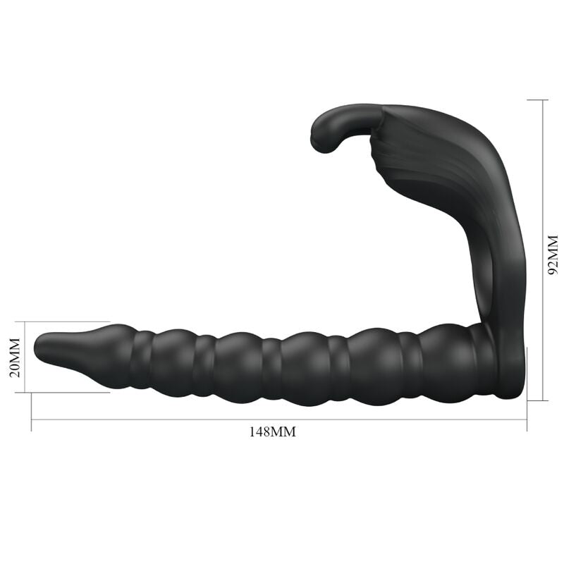 PRETTY LOVE PARTY UP Blackney Anneaux Pénis Plug Vibrateur — accessoires inclus