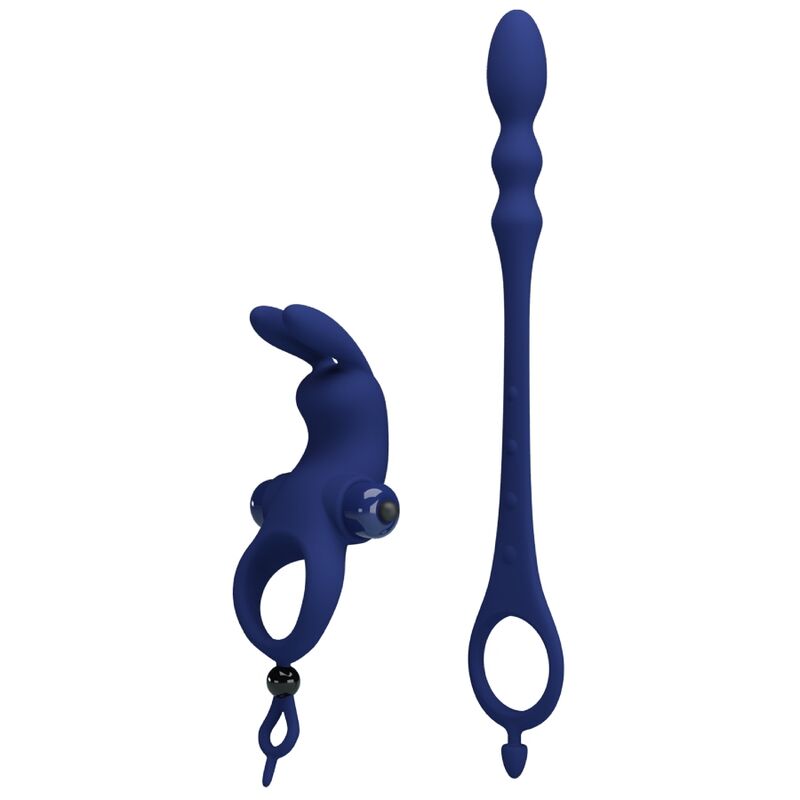 PRETTY LOVE - Ayad Vibrating Rabbit Ring with Blue Plug