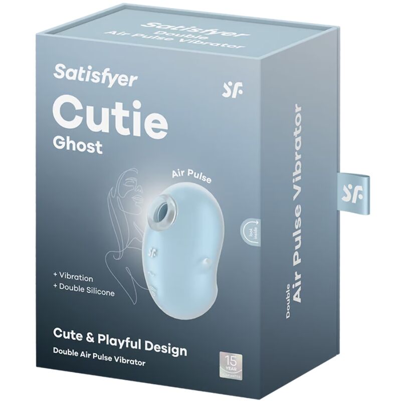 SATISFYER - Cutie Ghost Vibrator Blue Light