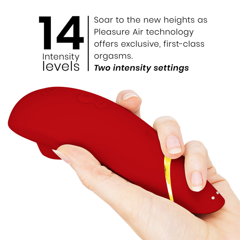 WOMANIZER Stimulateur Clitoral Premium 2 Bordeaux — accessoires inclus