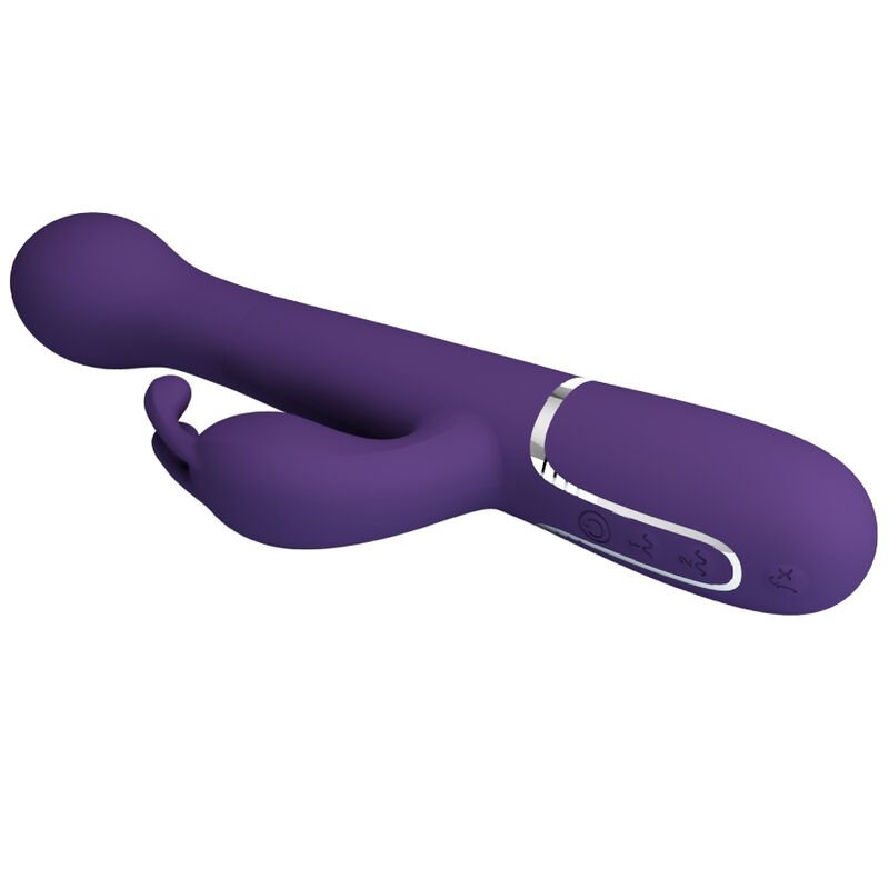 PRETTY LOVE FLIRTATION Dejon Vibrateur Rabbit 3 1 Multifonction Violet — accessoires inclus