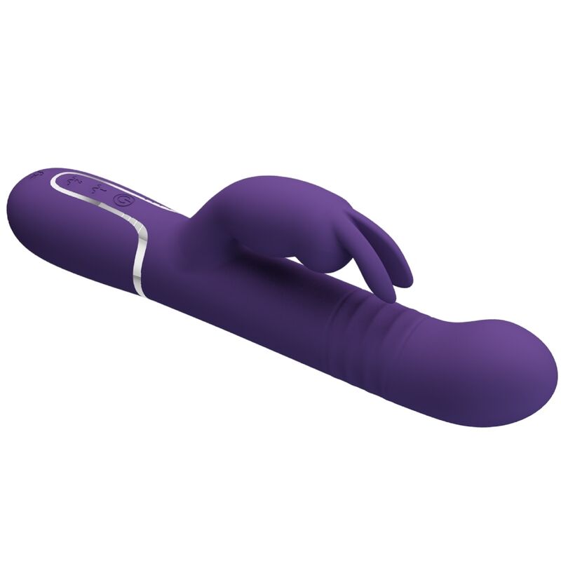 PRETTY LOVE FLIRTATION COALE VIBRATEUR RABBIT 4 1 VIOLET — accessoires inclus