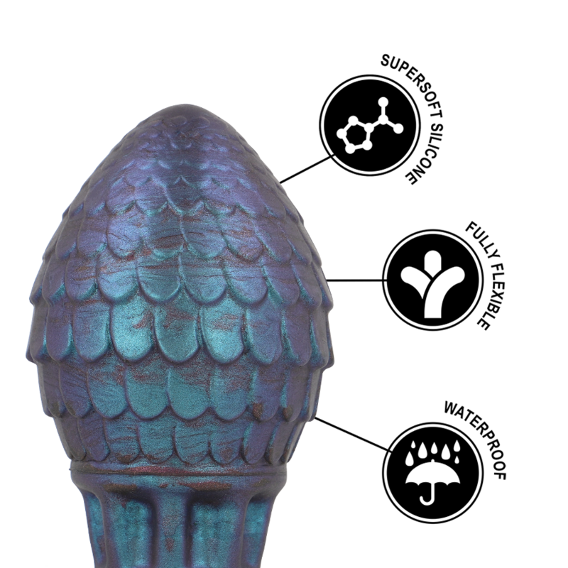 EPIC VRAKOS PLUG ANAL OEUF DRAGON TAILLE S — accessoires inclus