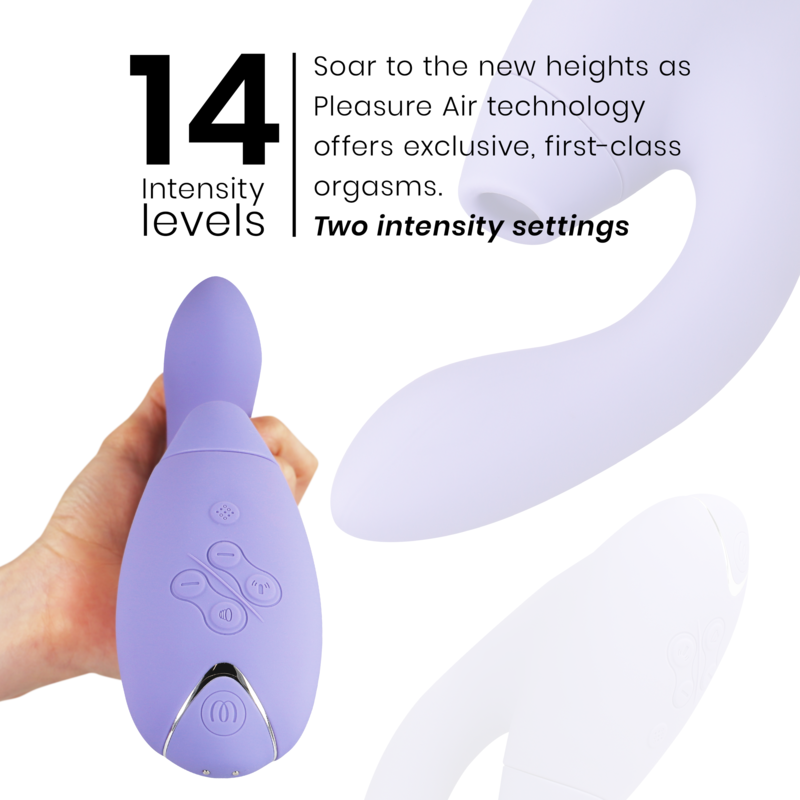 WOMANIZER Duo 2 Stimulateur Lilas — accessoires inclus