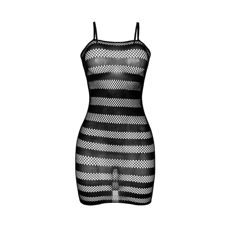 SUBBLIME DRESSES 951733 Robe Réseille Rayures Noires Taille Unique — accessoires inclus
