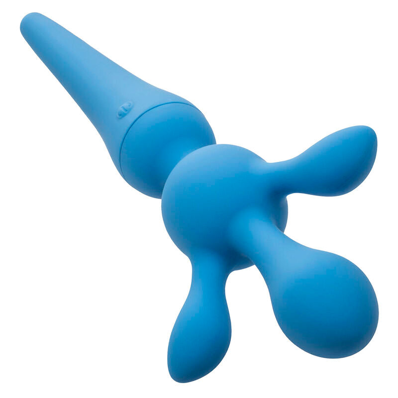 CALEXOTICS Couture Kit Vibrateur Wand 10 Vibrations Bleu — accessoires inclus