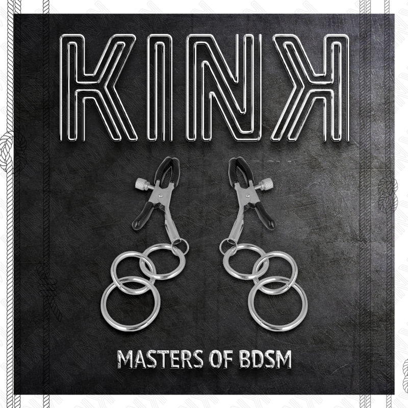 KINK NIPPLE GRIP Pince À Meton 3 Joints Toriques 6 Cm — accessoires inclus