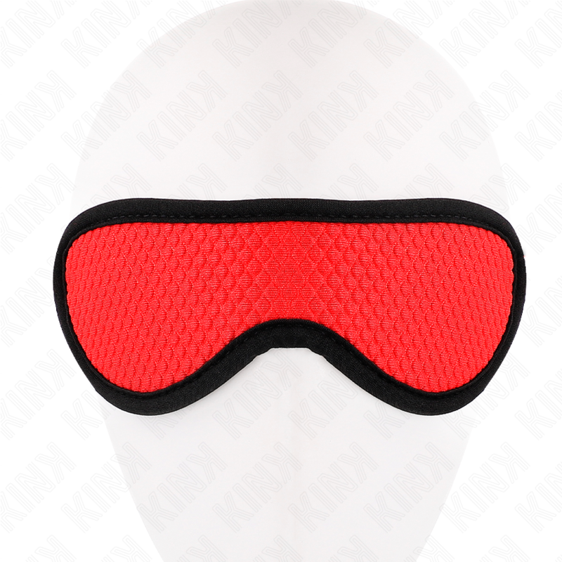 KINK MASKED ALLURE Bandage Texturé À Écailles Bord Recouvert Rouge 20 X 7 Cm — vue arrière