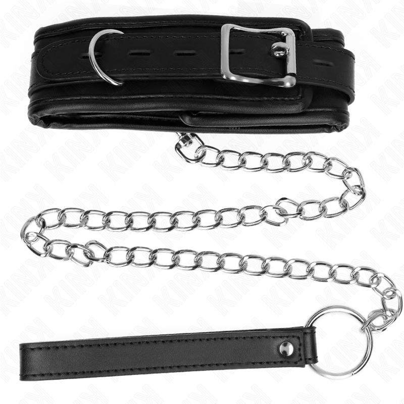 KINK COLLAR & GAG Collier Modèle Basic Laisse 65 Cm Modèle 1 53 X 6 Cm — accessoires inclus