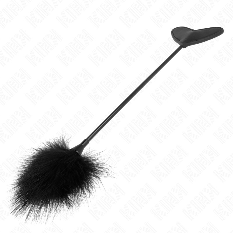 KINK IMPACT & TOUCH Plumes Tickle Pagaie Coeur 31 Cm — accessoires inclus