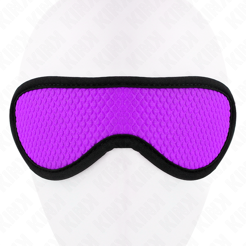 KINK MASKED ALLURE Bandage Texturé À Écailles Bord Recouvert Violet 20 X 7 Cm — vue arrière