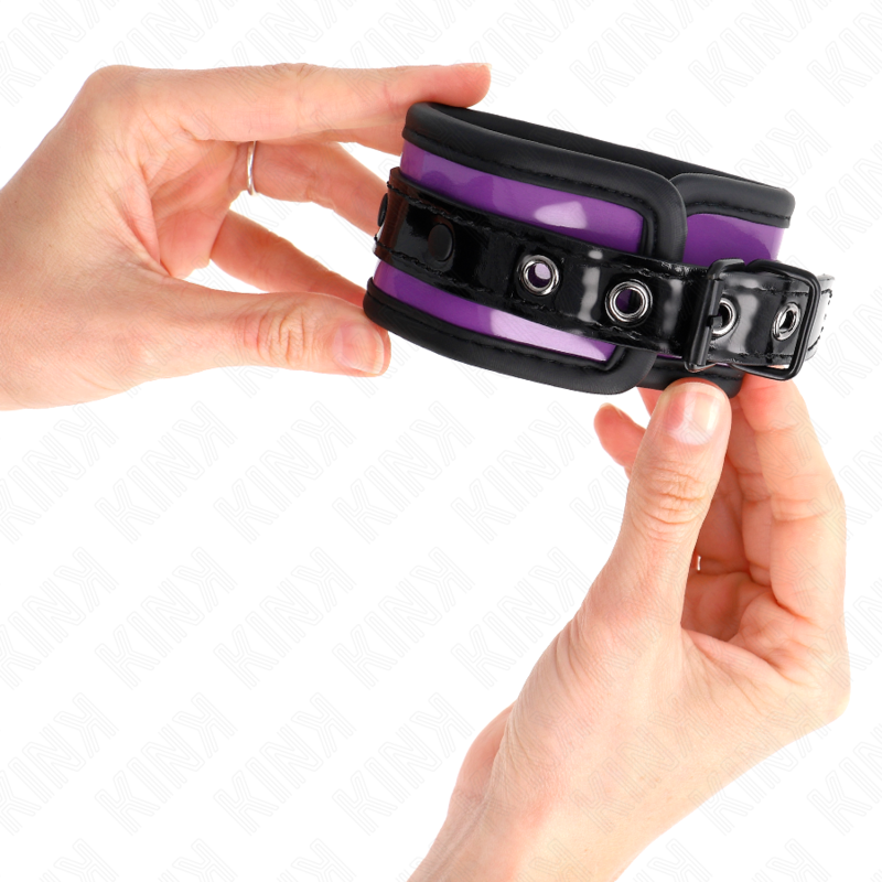 KINK WRIST RESTRAINT Appui-Poignets Néoprène Violet Clair Ajustable 21-28 Cm X... — vue arrière