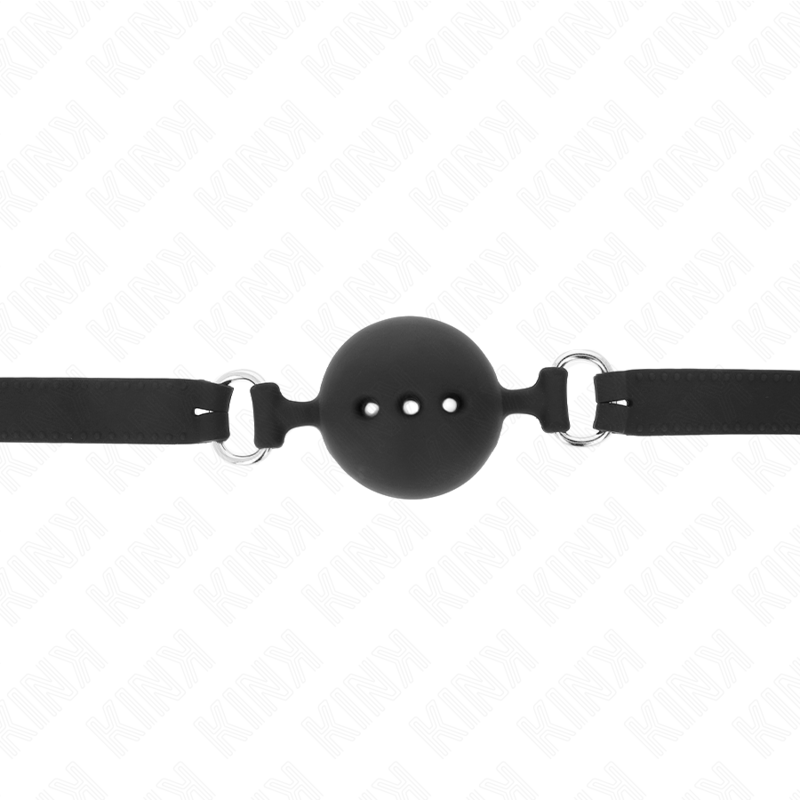 KINK COLLAR & GAG Bâton Entierement Silicone 55 X 2 Cm Boule 4,5 Cm Taille ... — vue arrière