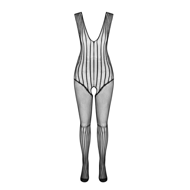 PASSION WOMAN BODYSTOCKINGS Bs 103 Bodystocking Blanc Taille Unique — vue arrière