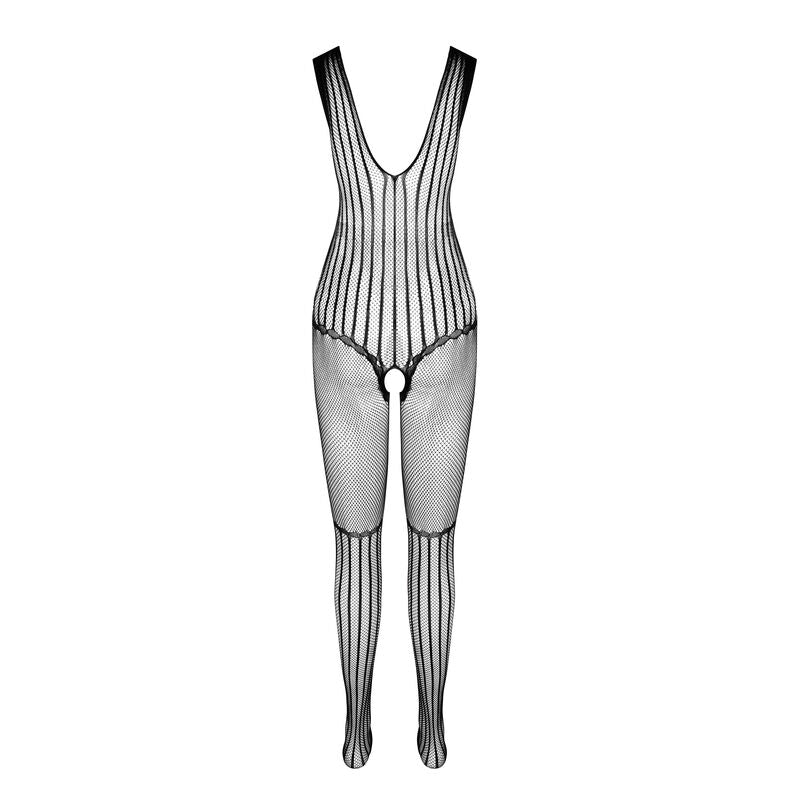 PASSION WOMAN BODYSTOCKINGS Bs 103 Bodystocking Rouge Taille Unique — vue arrière