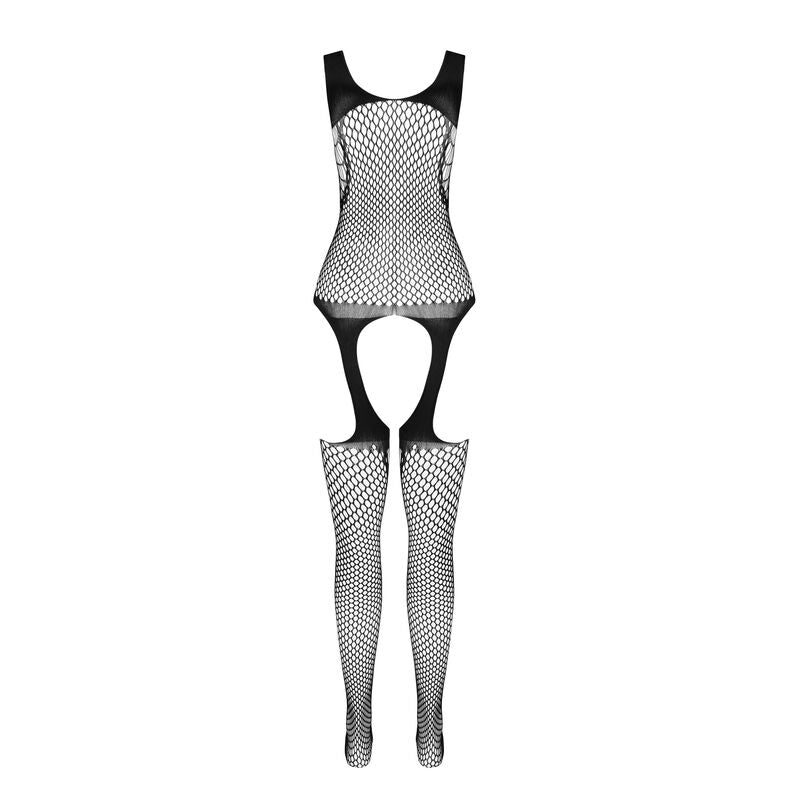 PASSION WOMAN BODYSTOCKINGS Bs 104 Bodystocking Rouge Taille Unique — vue arrière