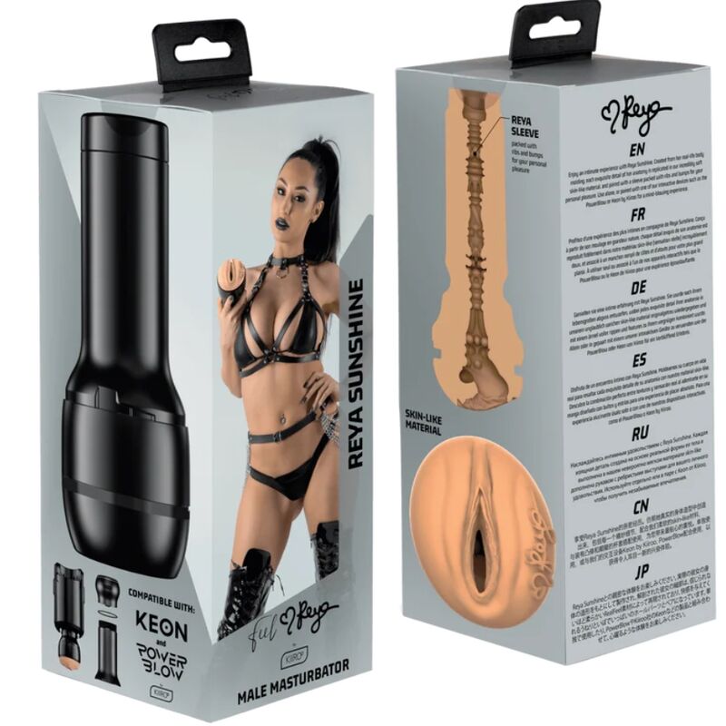 KIIROO Sentez Reya Sunshine Stroker Collection Kiiroo Stars — vue arrière