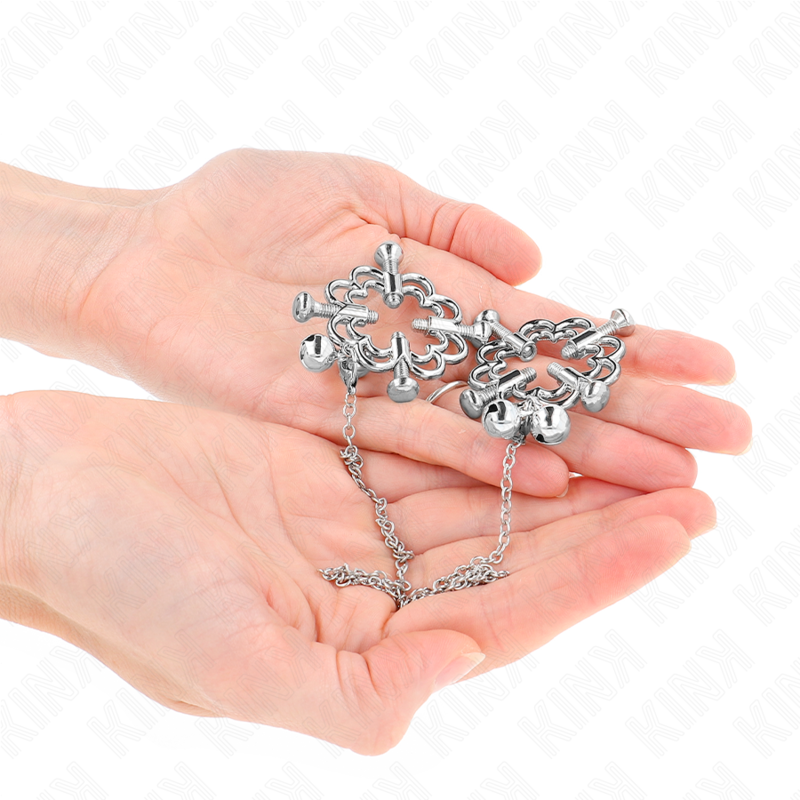 KINK NIPPLE GRIP Pinces À Metelles Fleur Métal Chaîne — vue arrière