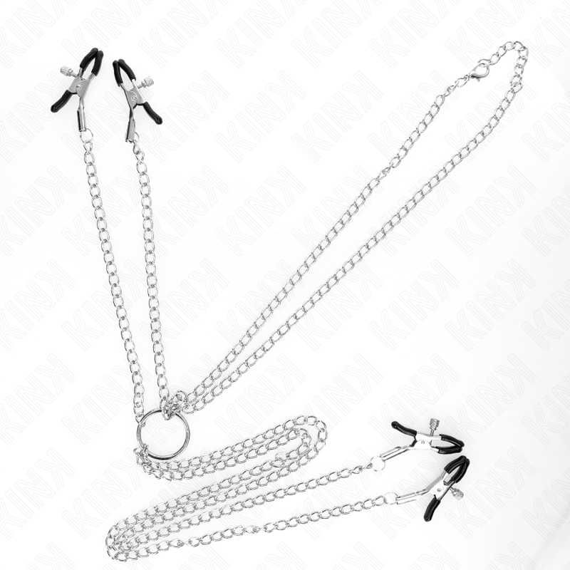 KINK NIPPLE GRIP 4 Pinces À Matelons Clito Réglables Argent — vue arrière