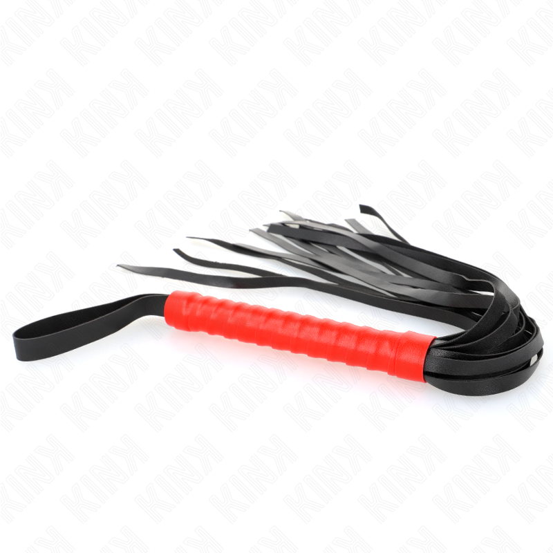 KINK IMPACT & TOUCH Petit Fouet À Queue Souple 50 Cm — accessoires inclus