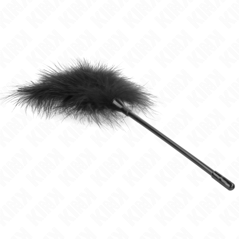 KINK IMPACT & TOUCH Plumes Tickle Noires Utilisées Kit Bondage 27 Cm — vue arrière