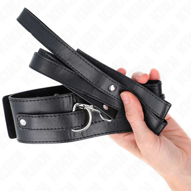 KINK COLLAR & GAG Collier Ceinture 116 Cm Modèle 1 Réglable 36-43 Cm X 5 Cm — accessoires inclus