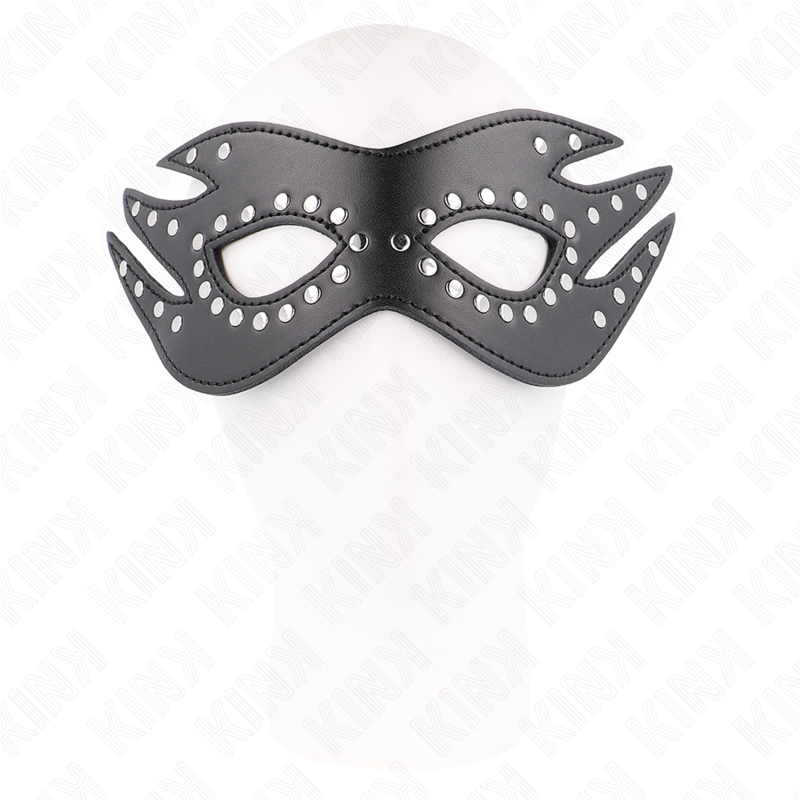 KINK MASKED ALLURE Masque Cuirette À Rivets Modèle 3 26 X 9,5 Cm — vue alternative