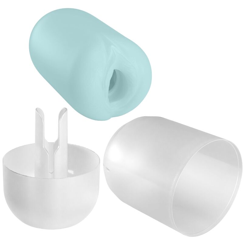 PRETTY LOVE FLIRTATION MASTURBATEUR HOMME MASHA BLEU — accessoires inclus
