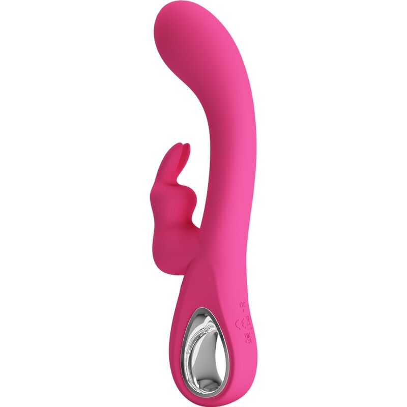 PRETTY LOVE FLIRTATION Vibrateur Novak Rabbit 12 Vibrations Rose — accessoires inclus