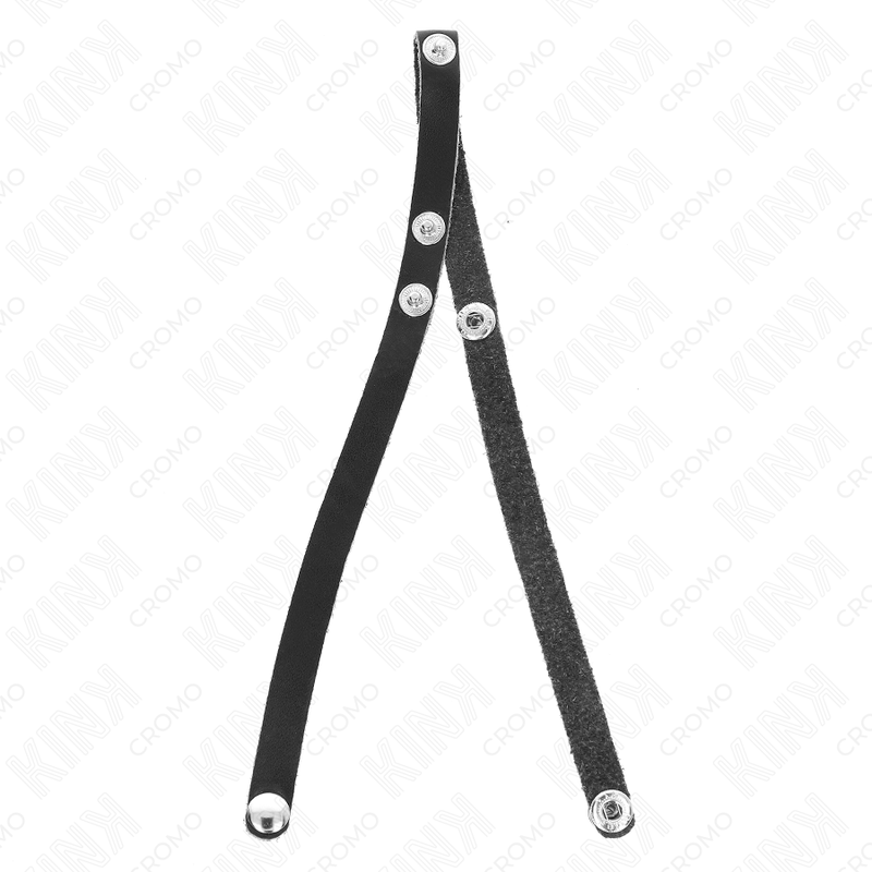 KINK RING POWER Anneau Pénis Cuir Fermeture À Pression 39 X 1 Cm — vue arrière