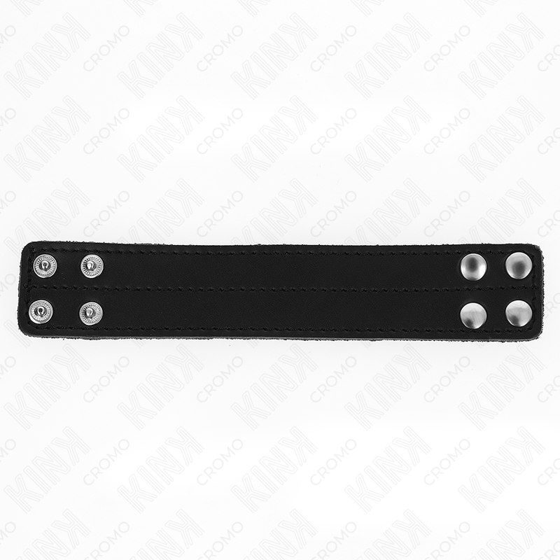 KINK RING POWER Anneau Pénis Cuir Fermeture À Pression 18,5 X 3,3 Cm — vue alternative