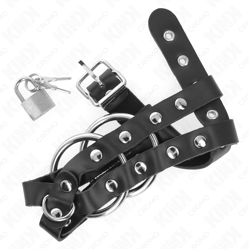 KINK RING POWER Cage À Pénis Réglable Serrure — vue alternative