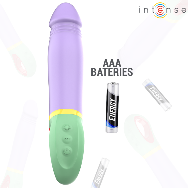 INTENSE HIGH TECH Vibrateur Violet Classique Velma — accessoires inclus