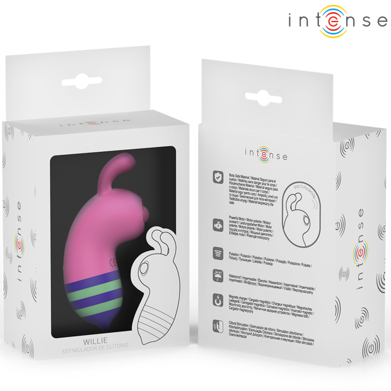 INTENSE FUN TOYS Stimulateur Langue À Pulsation Willie — accessoires inclus