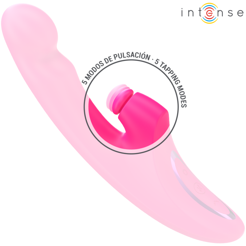 INTENSE HIGH TECH Emi Vibrateur 13,5 Cm Multifonction 3 1 10 Vibrations Rose — vue arrière