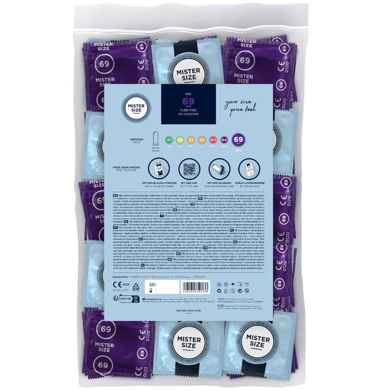 MISTER SIZE Préservatifs Taille Xxxl 69 Mm (100 Unités) — vue détaillée