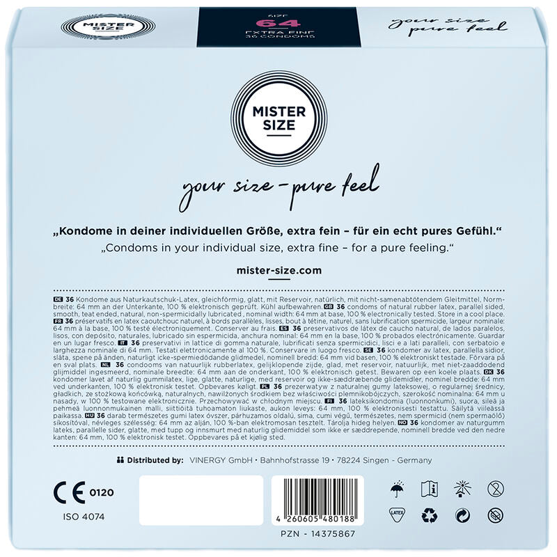 MISTER SIZE Préservatifs Taille Xxl 64 Mm (36 Unités) — vue alternative