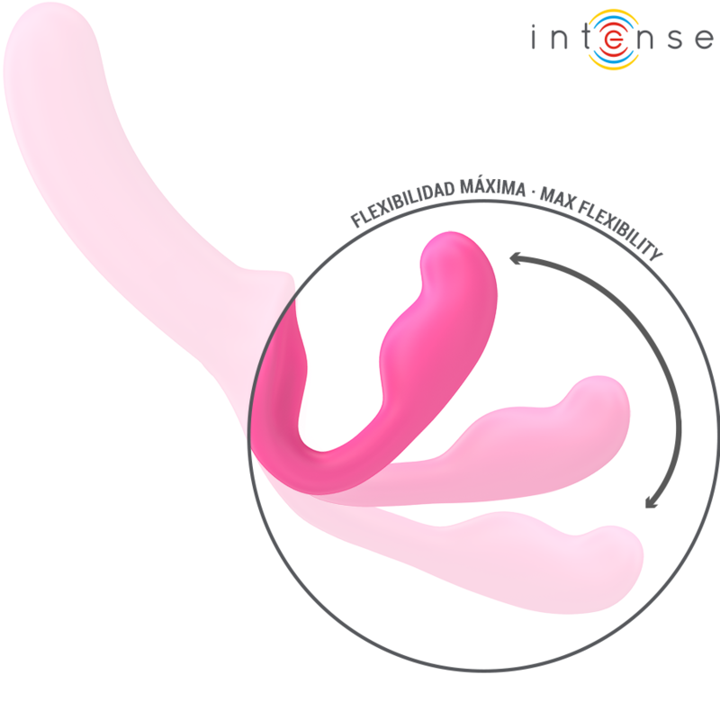 INTENSE REMOTE CONTROL AMY DOUBLE VIBRATEUR 20 CM ROSE TÉLÉCOMMANDE — accessoires inclus