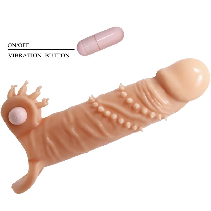 PRETTY LOVE CONNOR MANCHON PÉNIS + STIMULATEUR CLITORIS CHAIR — accessoires inclus