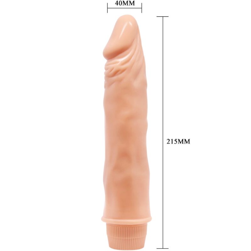 BAILE Vibrateur Réaliste Nain 21 Cm Chair — vue arrière