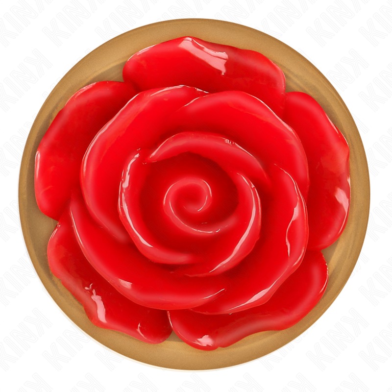 KINK PLEASURE PLUGS Plug Anal Or Rose Rose Rouge L — accessoires inclus