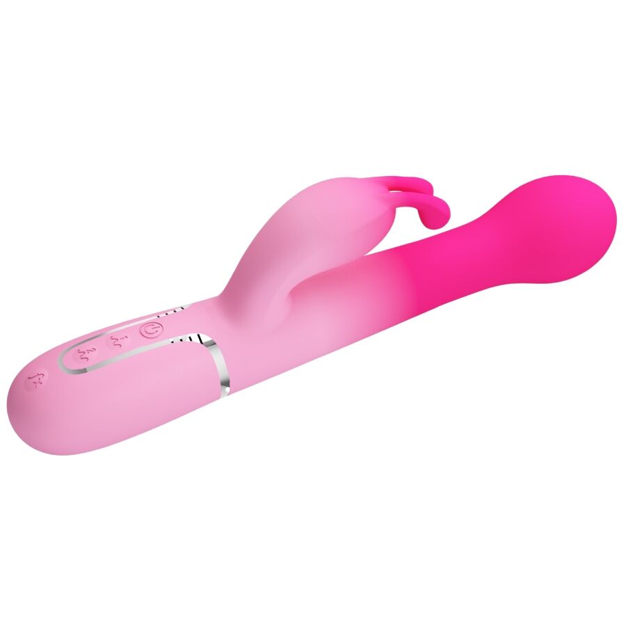PRETTY LOVE Vibrateur Lapin Multifonction 3 1 Dejon Rose — vue arrière