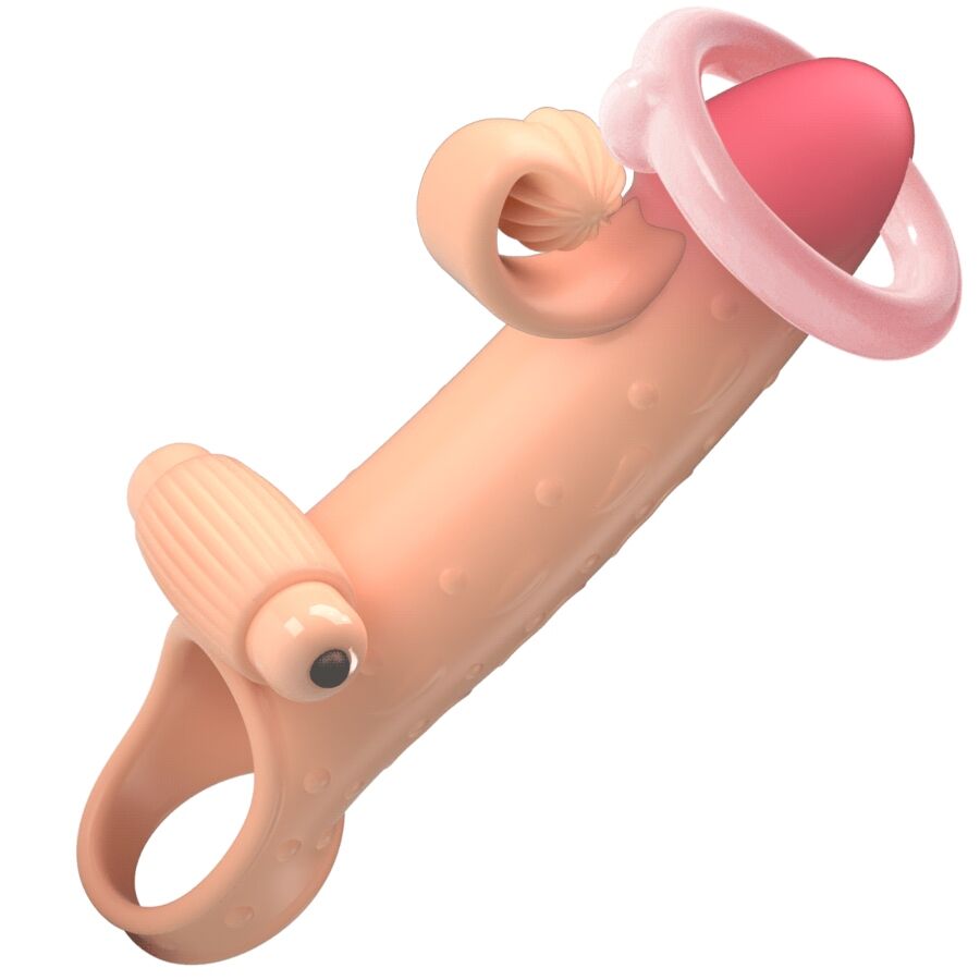 ROMANCE MANCHON PÉNIS VIBRANT NATUREL — accessoires inclus