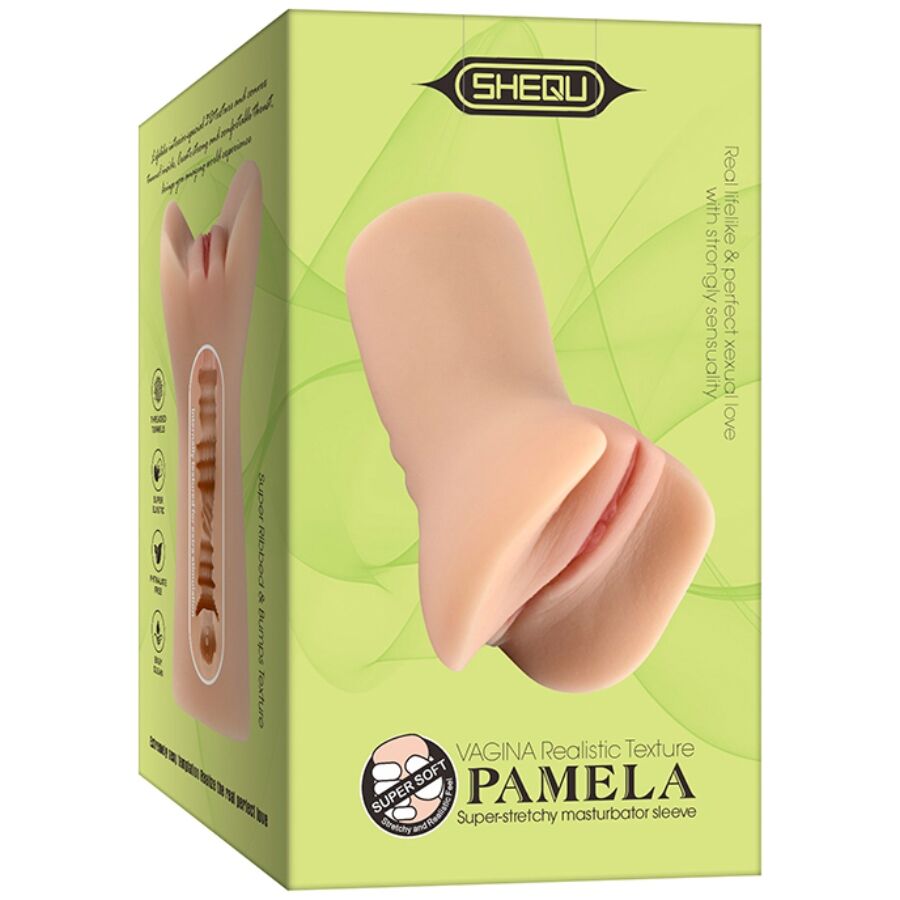 SHEQU Masturbateur Vagin Pamela — accessoires inclus