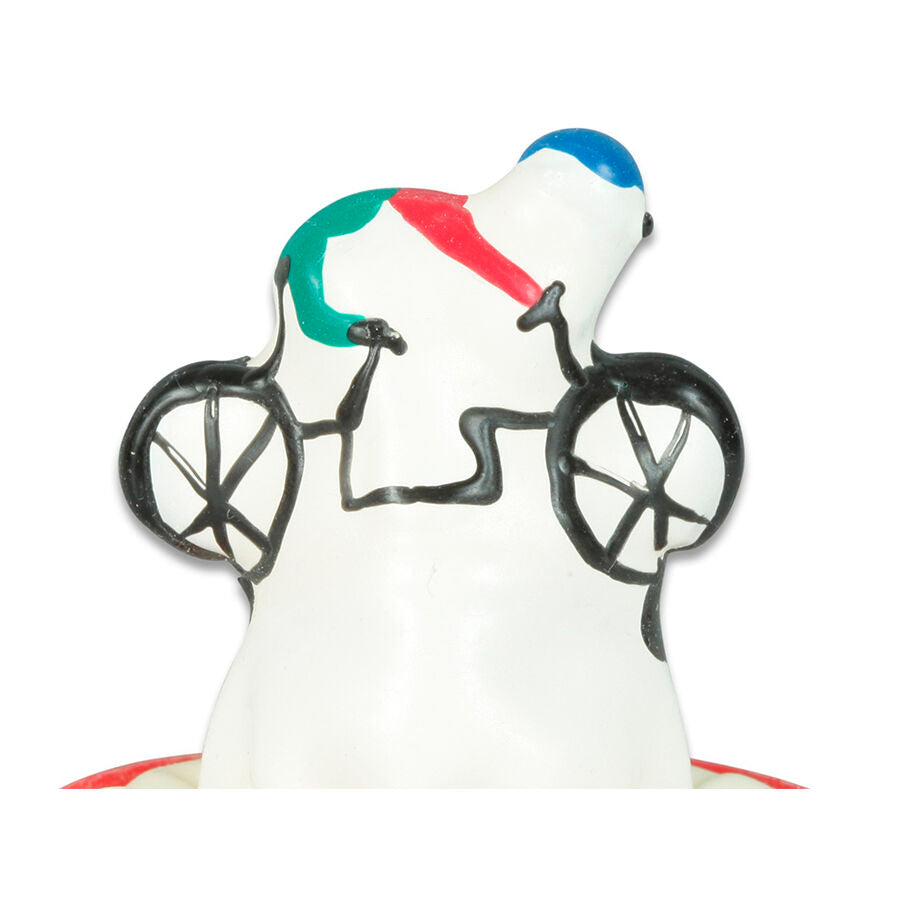 CONDOMERIE Préservatifs Fantaisie Peints À Main Forme Vélo - Aura Intime