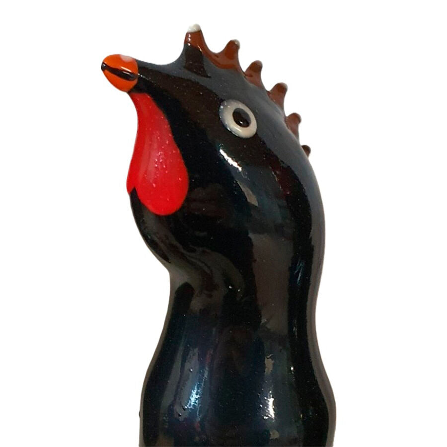 CONDOMERIE Préservatifs Fantaisie Peints À Main Coq Noir - Aura Intime