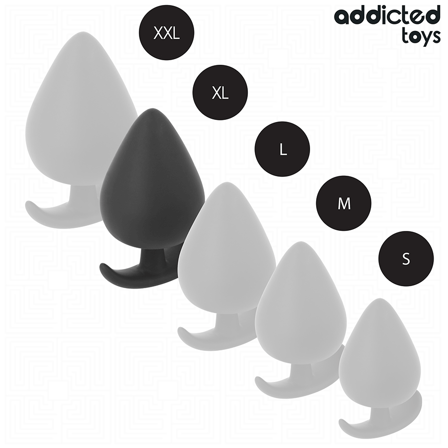 ADDICTED TOYS Plug Anal Taille Xl 9.5 Cm — accessoires inclus