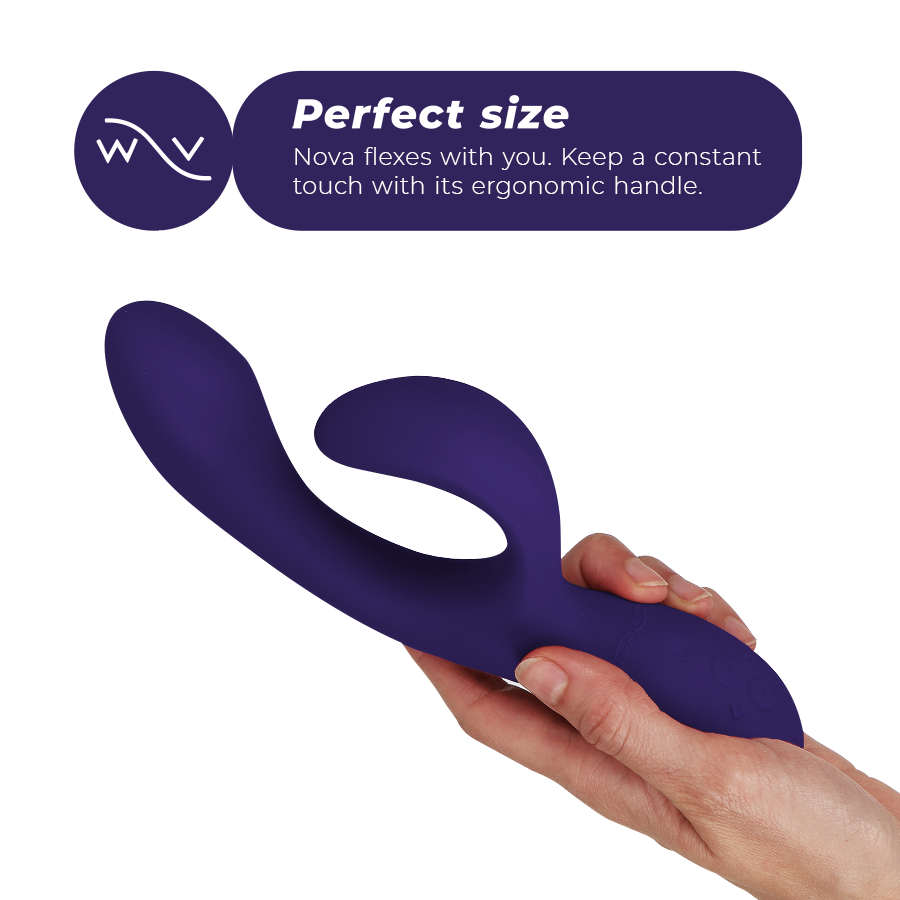 WE-VIBE Vibrateur Lapin Nova 3 Bleu Nuit — accessoires inclus