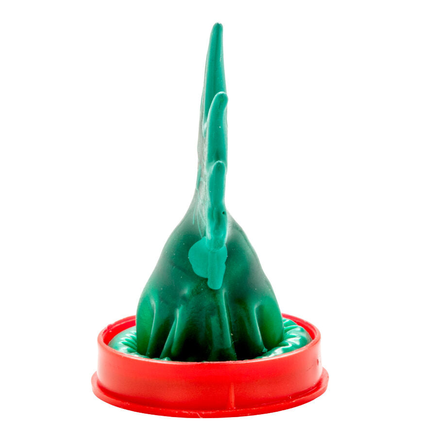 CONDOMERIE Préservatifs Fantaisie Peints À Main Cannabis Modèle 1 — vue arrière